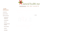 Desktop Screenshot of naturalhealthstar.com